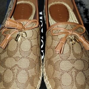 Coach Women's Tan Loafers